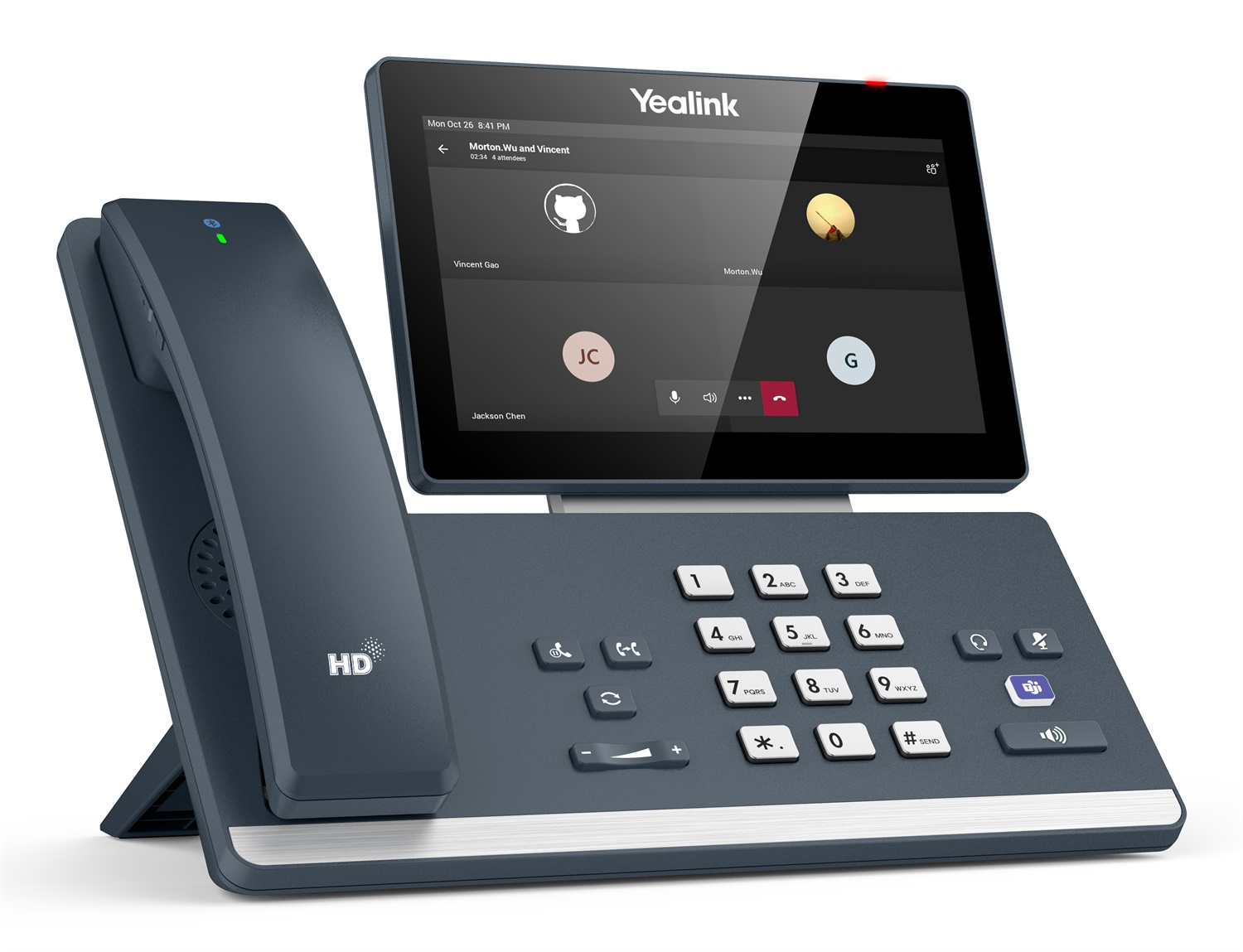 Yealink MP58-WH E2 Teams Telefono IP Grigio con Display Touchscreen LCD 7