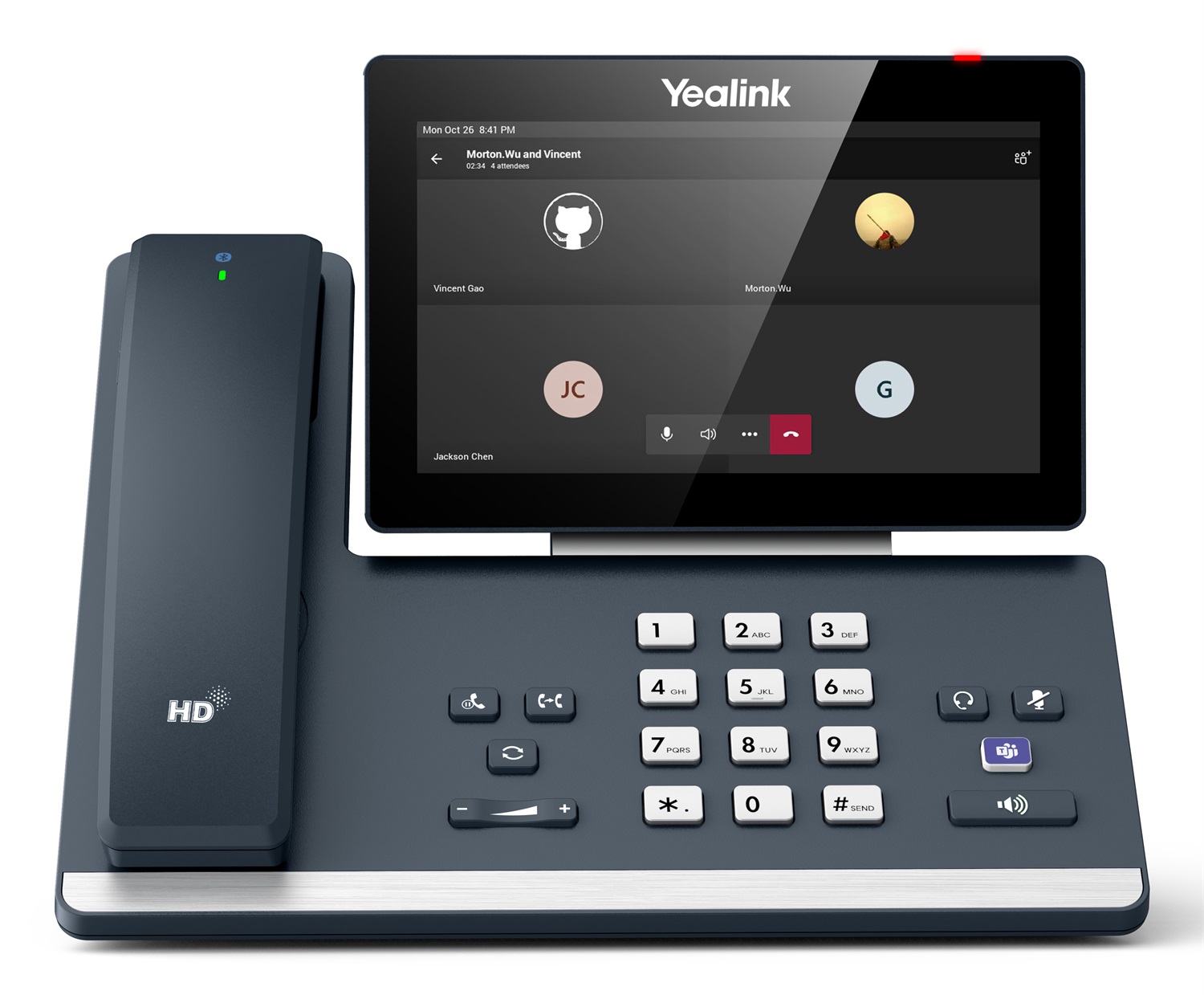 Yealink MP58-WH E2 Teams Telefono IP Grigio con Display Touchscreen LCD 7