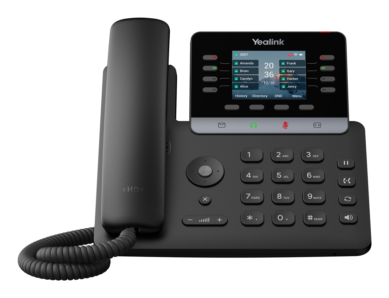Yealink SIP-T73W - Telefono IP Nero con WiFi e Bluetooth, 12 account VoIP e funzionalità avanzate