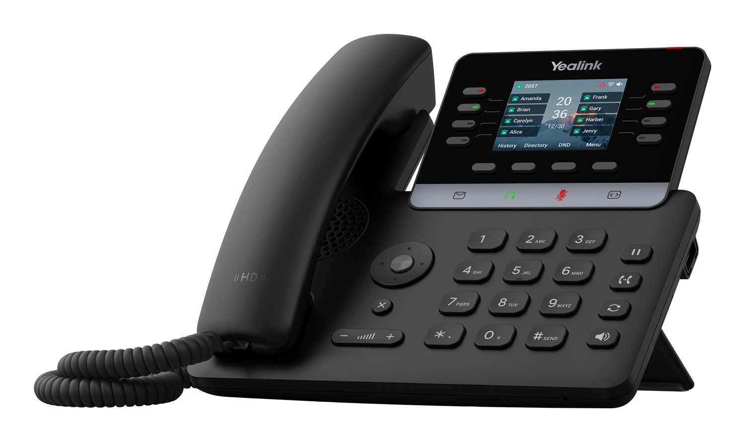 Yealink SIP-T73W - Telefono IP Nero con WiFi e Bluetooth, 12 account VoIP e funzionalità avanzate