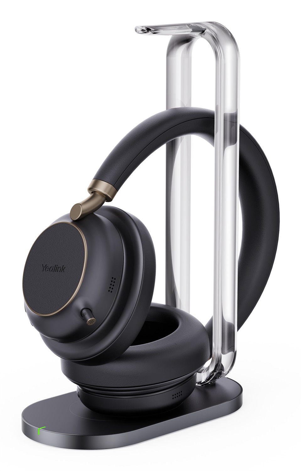 Yealink BH76 Plus - Cuffia Wireless A Padiglione con Microfono e Base di Ricarica USB-C/A per Musica e Chiamate