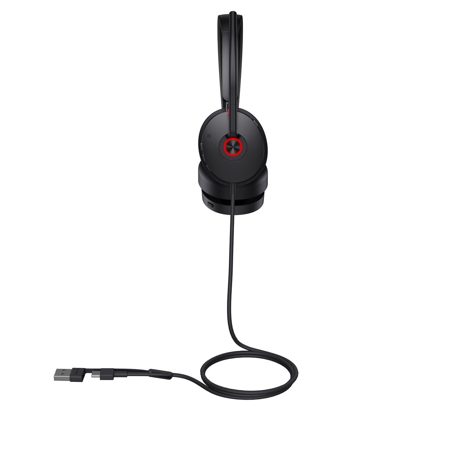 Yealink UH48 Dual Teams Auricolare Cablato USB-C/A per Musica e Chiamate, Certificato Microsoft Teams, 20-20000 Hz, 169 g, Nero