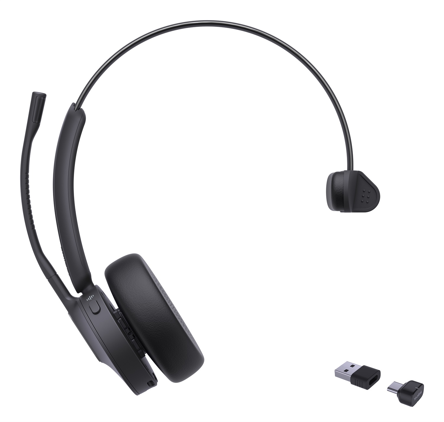 Yealink BH70 Mono UC - Auricolare Wireless Bluetooth per Ufficio con Cancellazione del Rumore e Comfort per Tutto il Giorno