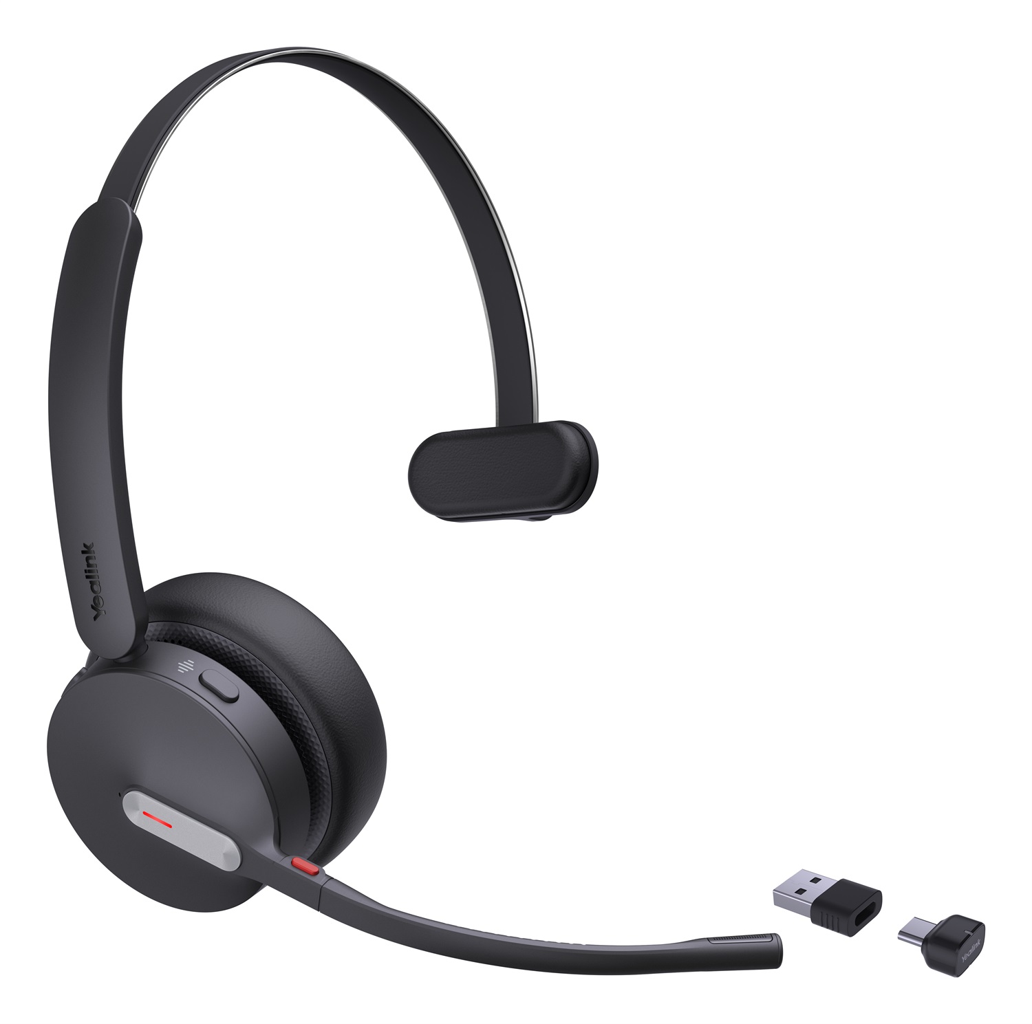 Yealink BH70 Mono UC - Auricolare Wireless Bluetooth per Ufficio con Cancellazione del Rumore e Comfort per Tutto il Giorno