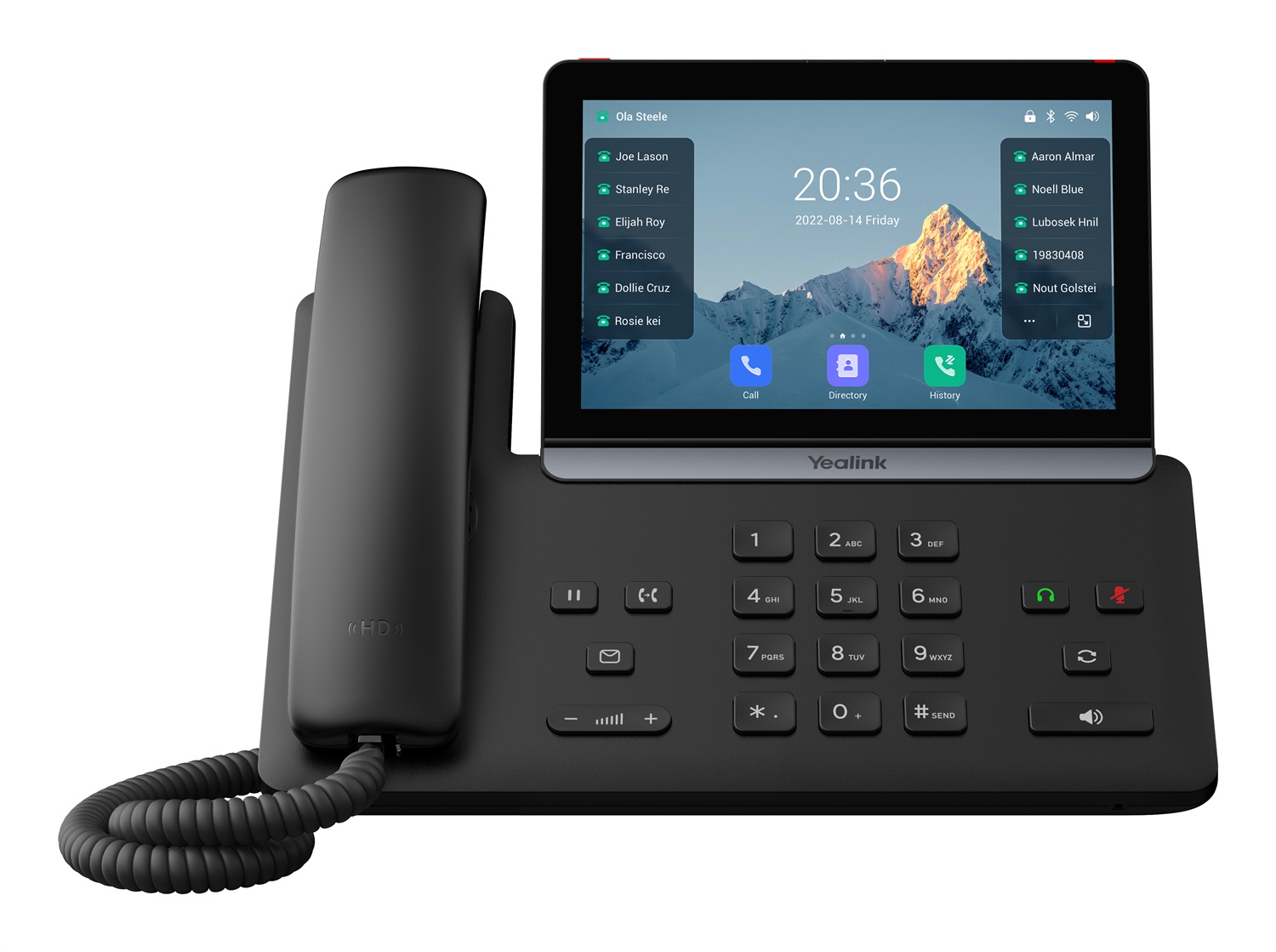 Yealink SIP-T88W Pro Telefono IP con Touchscreen da 7'' e Android 13