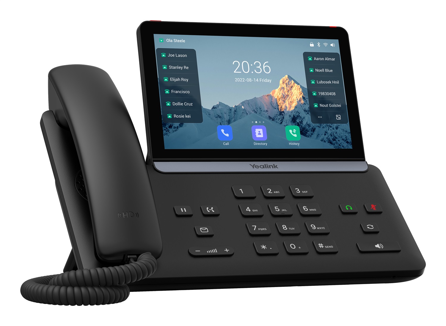 Yealink SIP-T88W Pro Telefono IP con Touchscreen da 7'' e Android 13