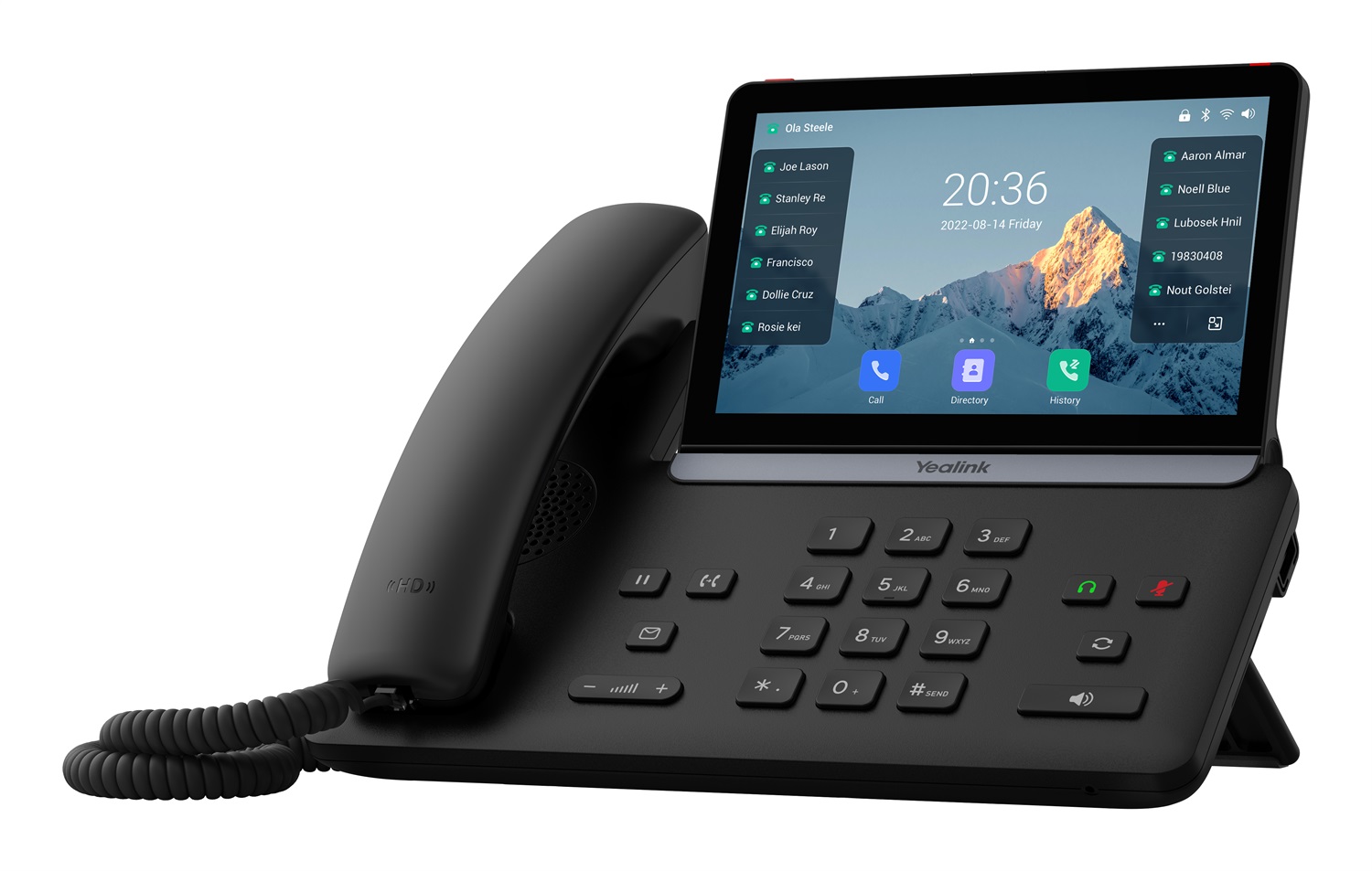 Yealink SIP-T88W Pro Telefono IP con Touchscreen da 7'' e Android 13