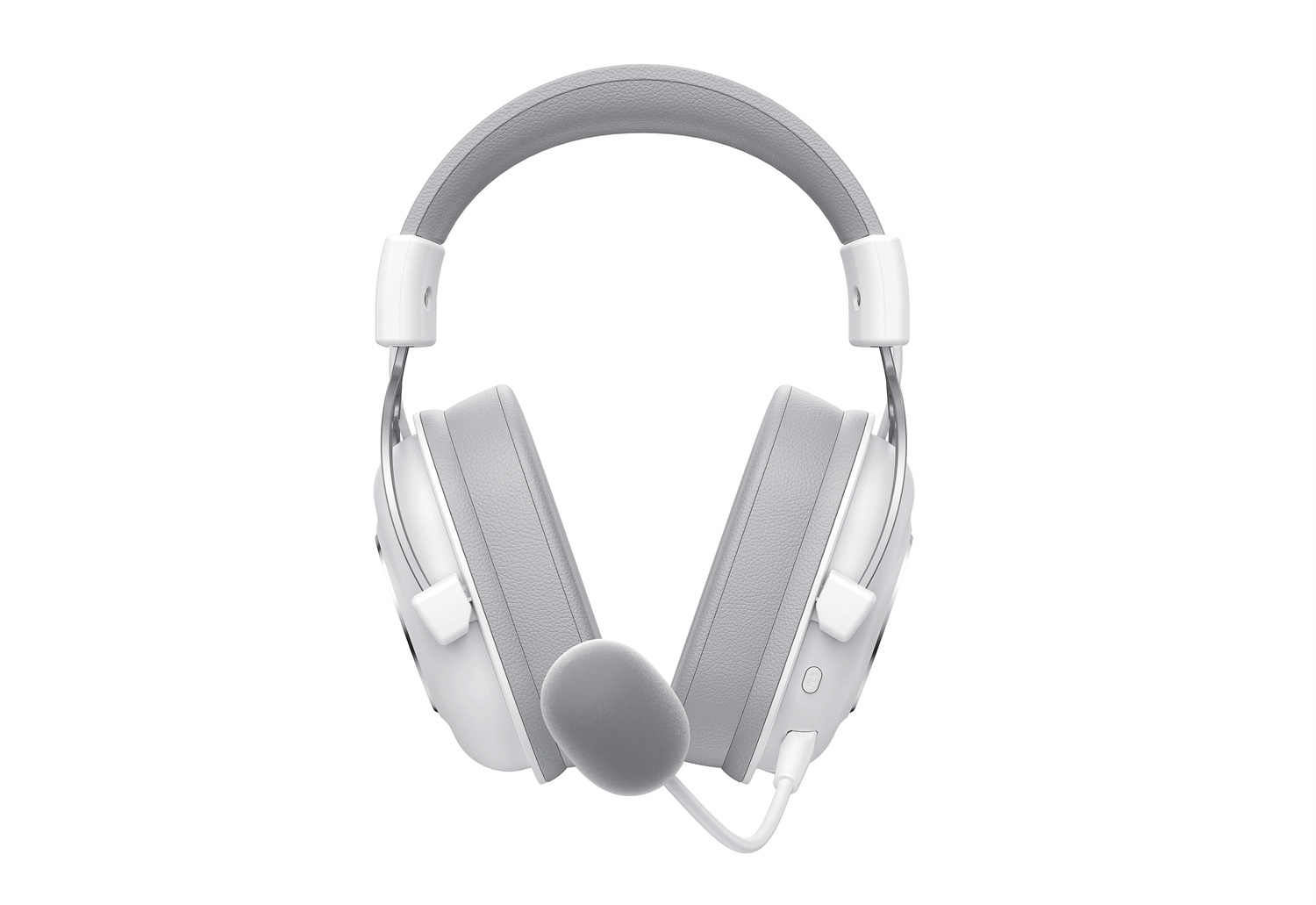 Havit H2002YG - Cuffie da Gaming Wireless 2.4G Bianche e Grigie con Comfort e Qualità del Suono Eccellente