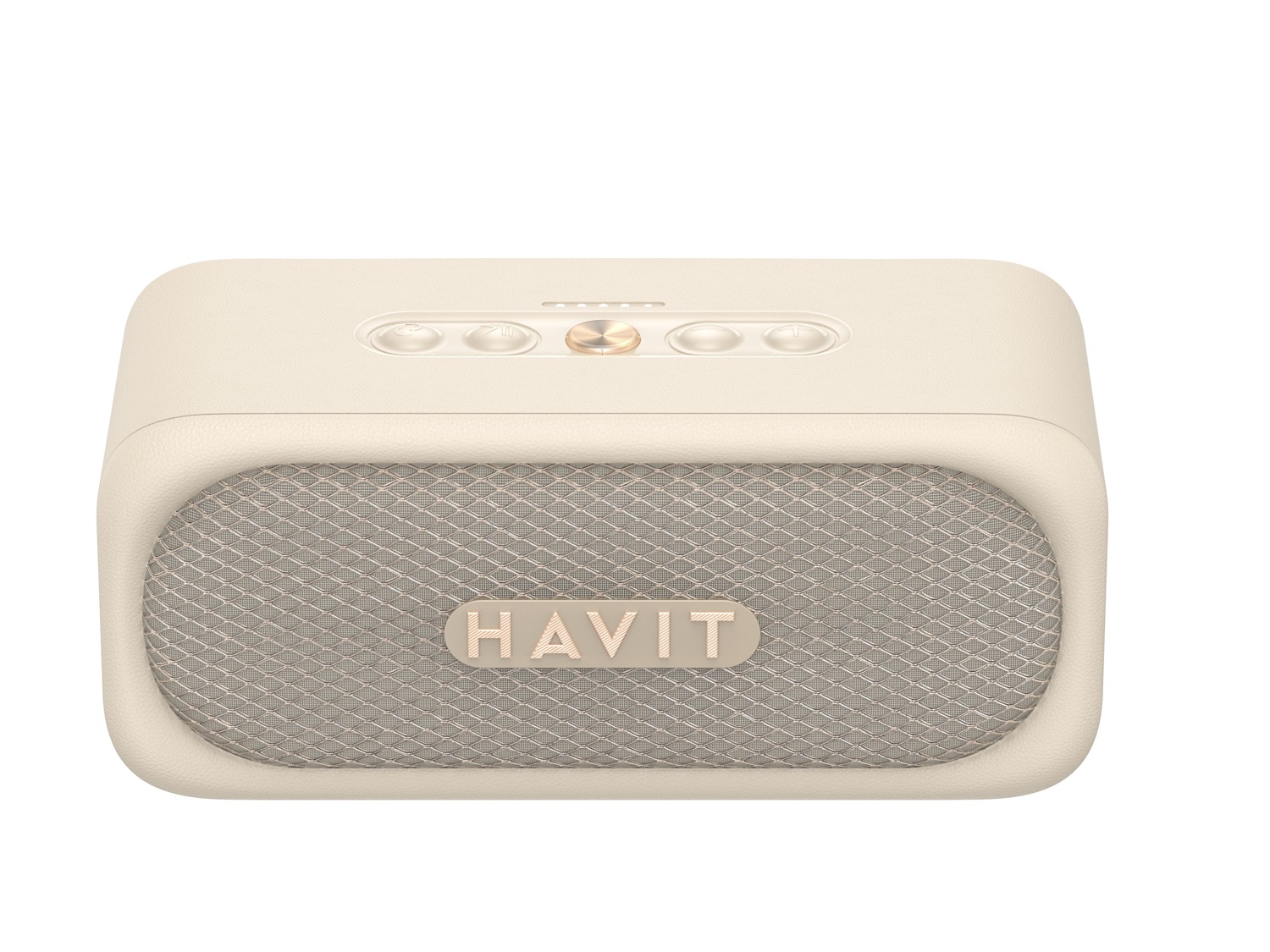 Havit SK905BT - Altoparlante Wireless Bluetooth 5.3 Beige con TWS, Vivavoce e Impermeabilità IPX7