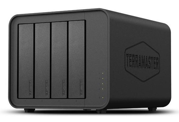 TerraMaster F4-424 Server NAS 4Bay con Processore Intel® N N95, 8 GB DDR5, Colore Nero, Senza Disco