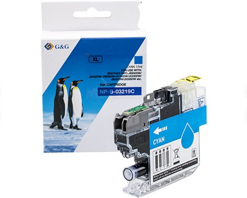 G&G Cartuccia d'Inchiostro Compatibile Ciano per Brother MFC-J6930DW/J6530DW/J6935DW - Resa Elevata (XL)