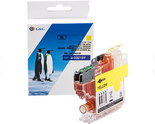 G&G Cartuccia Ink Compatibile Giallo per Brother MFC-J6930DW/J6530DW/J6935DW - Resa Elevata (XL)