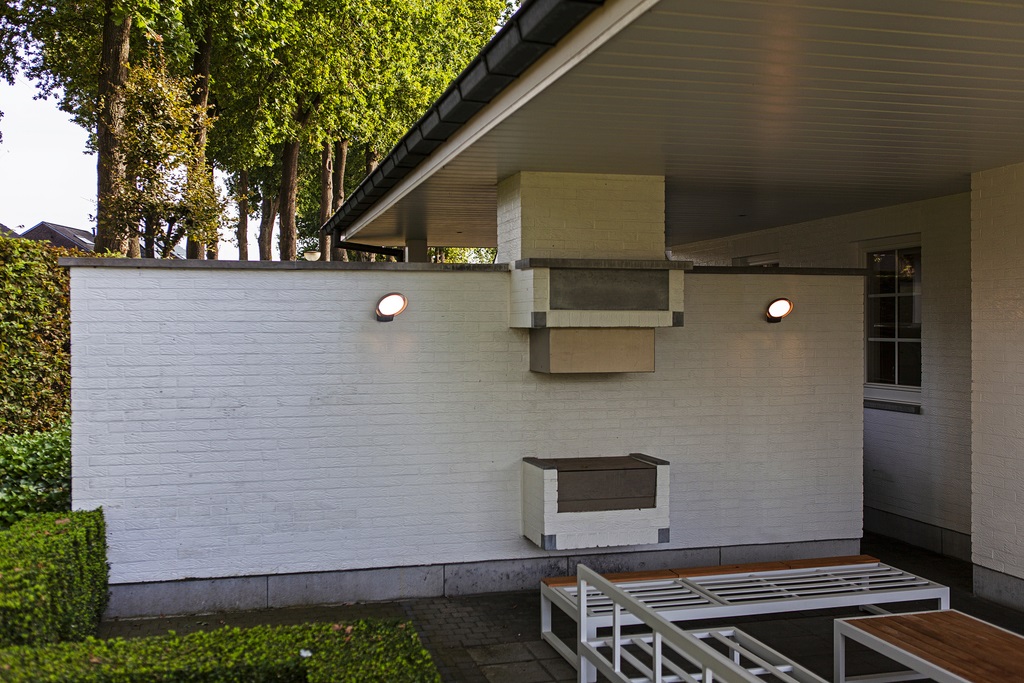 Lutec Polo Lampada da Parete LED Esterno 15W Bianco Caldo Antracite IP54