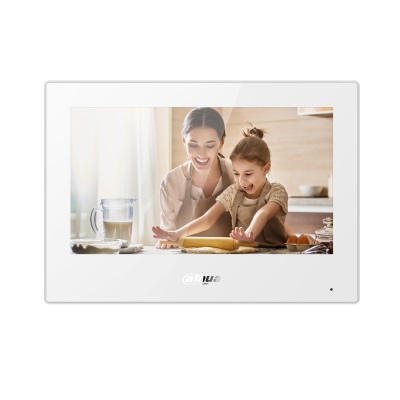 Dahua VTH5321GW-W Monitor Videocitofonico Wi-Fi 7' Touchscreen Android 8.1, Risoluzione 1024x600, Micro SD fino a 256GB