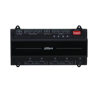 Dahua Technology ASC2204B-S Controllore della Sicurezza della Porta a 4 Porte RS-485 e TCP/IP con Supporto per Tessere, Password e Impronta Digitale