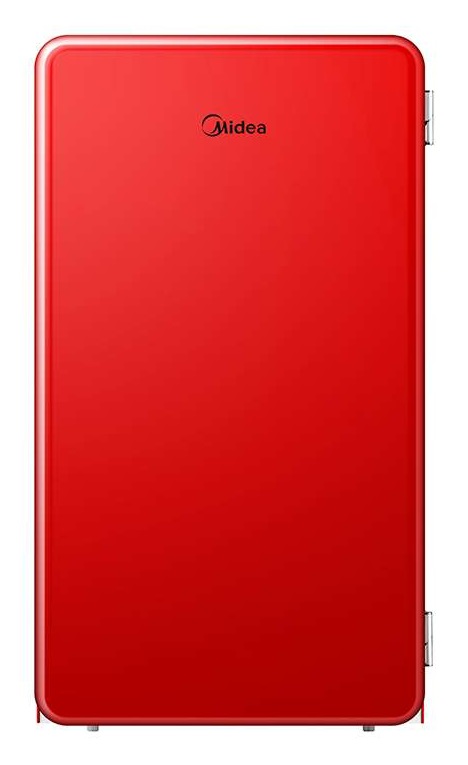 Midea MDRD142SLE32 Mini Frigo Retro Libera Installazione 93 Litri Classe Energetica E Raffreddamento Statico Rosso