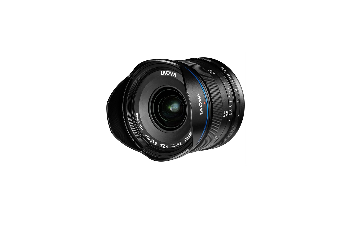 Laowa 7.5mm f/2 MFT Obiettivo Grandangolare Nero - Apertura f/2.0, Compatibile Micro 4/3