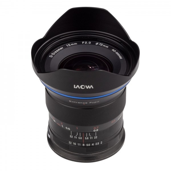 Laowa 15mm f/2 Zero-D Obiettivo Ultra-Ampio per Canon EOS R e SLR - Nero