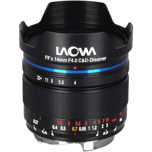 Laowa 14mm f/4 Zero-D Obiettivo Grandangolare per Canon EOS R - Compatibile Full-Frame e APS-C, Messa a Fuoco Manuale, Peso 228g
