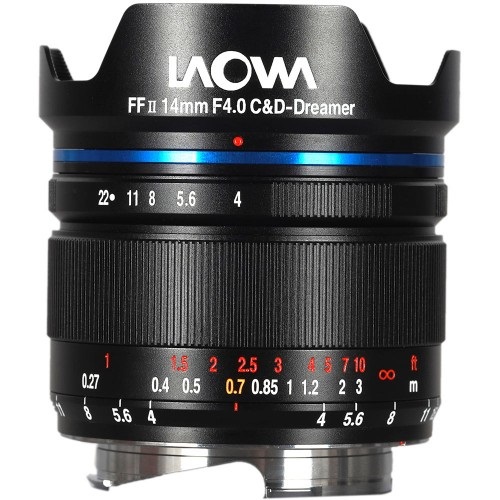 Laowa 14mm f/4 Zero-D Obiettivo Grandangolare per Canon EOS R - Compatibile Full-Frame e APS-C, Messa a Fuoco Manuale, Peso 228g