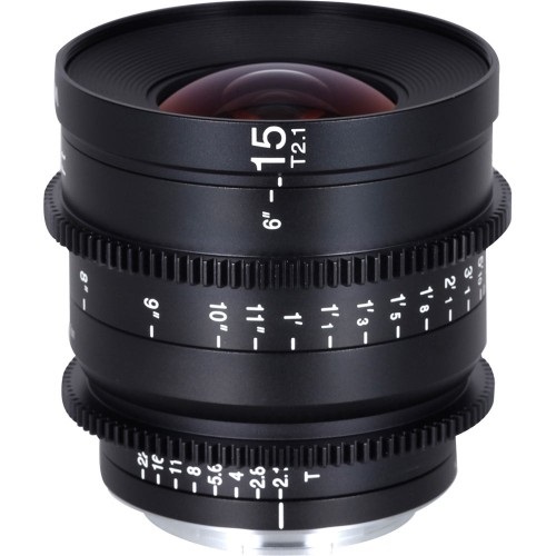 Laowa Obiettivo Mirrorless 15mm T/2.1 Zero-D per Canon RF - Grandangolo Nero