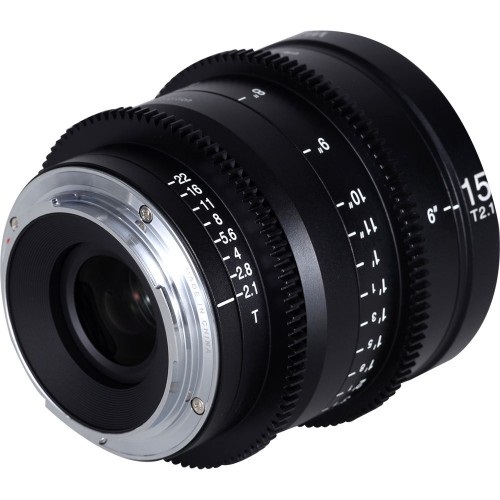 Laowa Obiettivo Mirrorless 15mm T/2.1 Zero-D per Canon RF - Grandangolo Nero