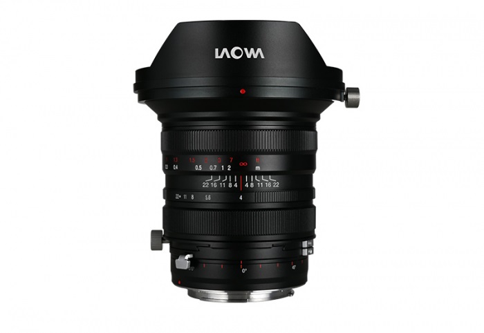Laowa 20mm f/4 Zero-D Shift - Obiettivo Grandangolare Decentrabile per Sony E-mount con Angolo di Vista di 96,6° e Decentramento ±11mm