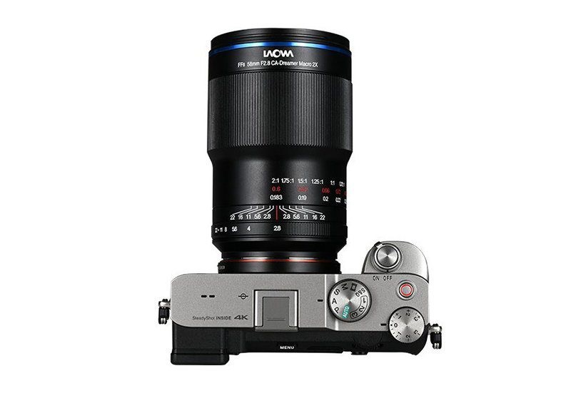 Laowa 58mm f/2.8 2X Ultra Macro APO - Obiettivo macro per fotocamera Sony E con design apocromatico e garanzia di 5 anni