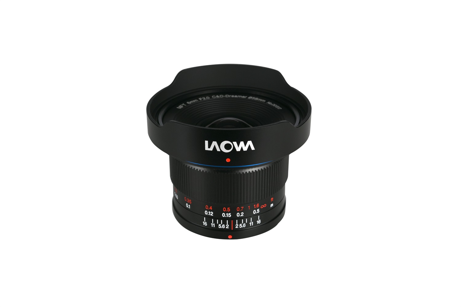 Laowa 6mm f/2 Zero D - Obiettivo rettilineo per fotocamere MFT con angolo di campo di 121,9° e apertura T2.1