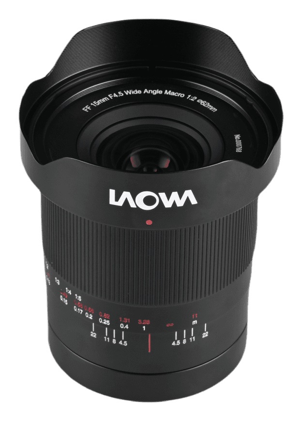 Laowa 15mm f/4.5 0.5X Wide Angle Macro per Sony E - Obiettivo grandangolare con ingrandimento 0.5x e angolo di vista di 110,5°