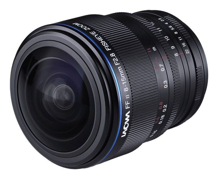 Laowa 8-15mm f/2.8 FF Zoom Fisheye per Canon RF - Obiettivo zoom fisheye full-frame con apertura f/2.8 e doppio effetto