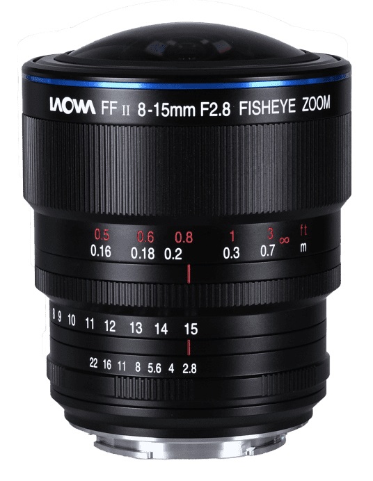 Laowa 8-15mm f/2.8 FF Zoom Fisheye - Obiettivo zoom fisheye full-frame per Sony E-mount con apertura f/2.8