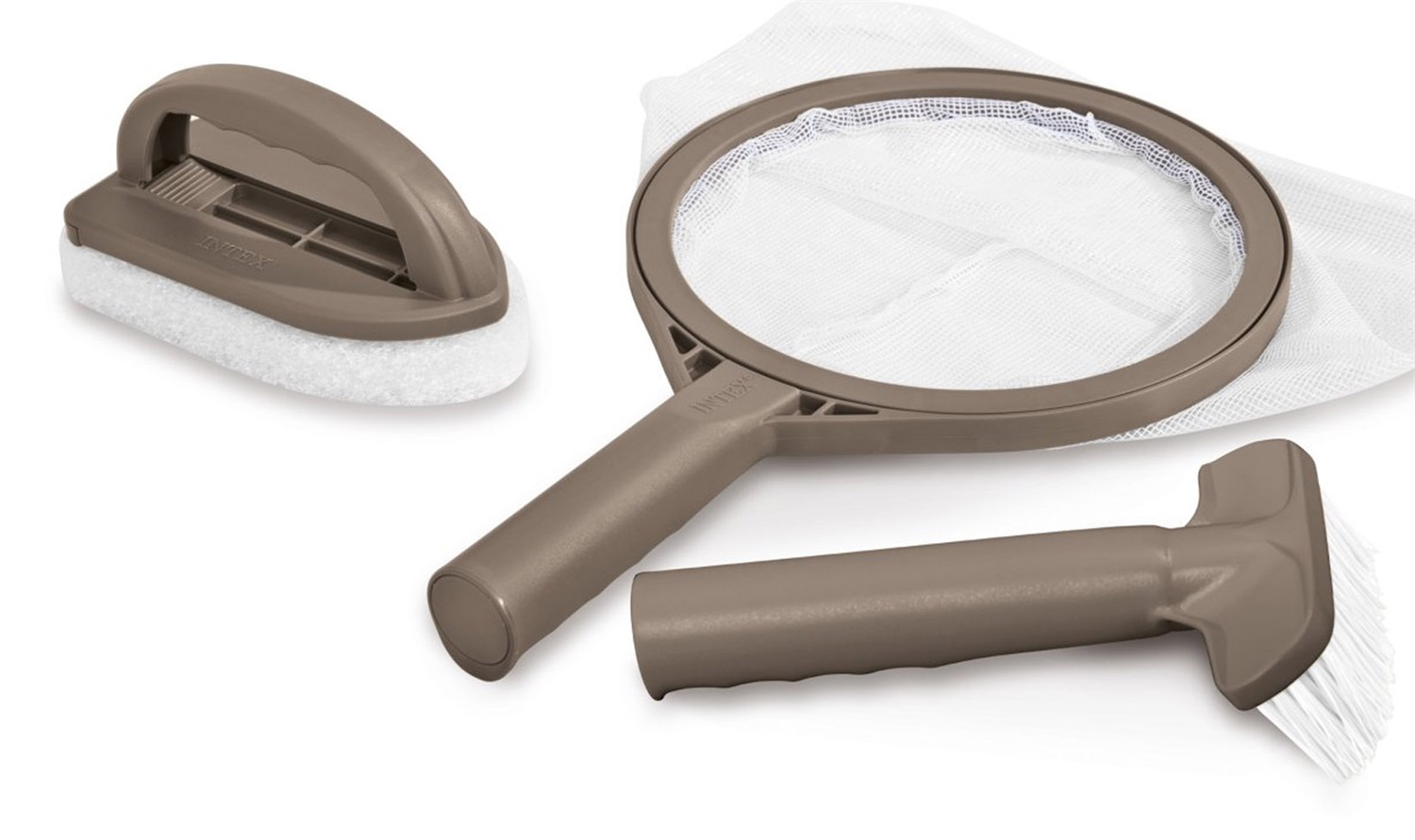 Intex 28004 - Kit di Pulizia per Spa Idromassaggio, 3 Pezzi, Plastica, Multicolore