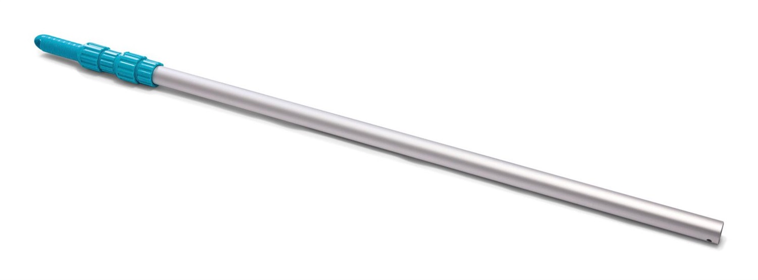 Intex Asta Telescopica in Alluminio, Lunghezza 279 cm, Ø 29,8 mm, Grigio - Accessorio per Pulizia Piscina