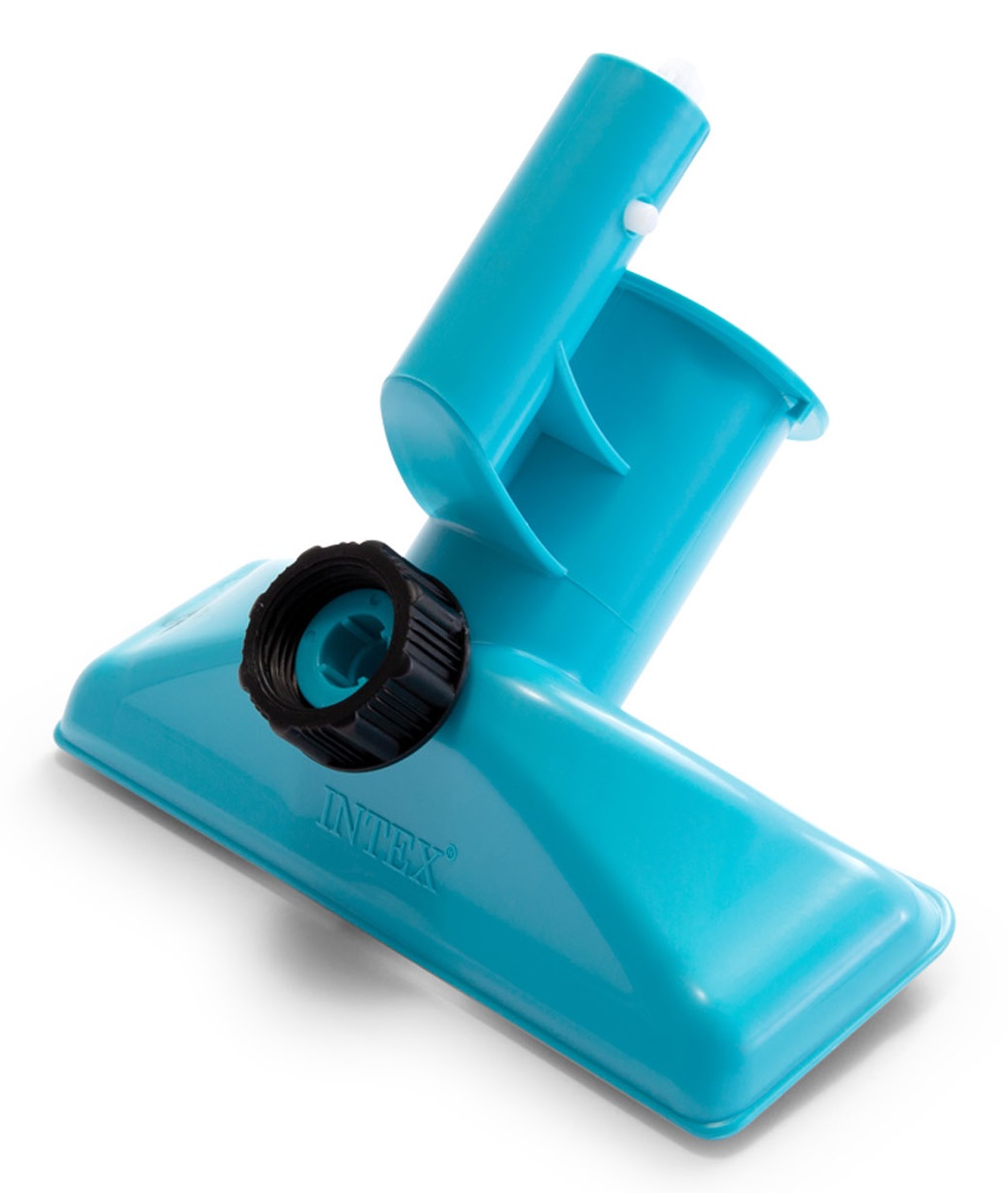 Intex 29056 - Kit di Pulizia Basic per Piscina Fuori Terra, Plastica Azzurro, con Retina, Spazzola e Aspiratore