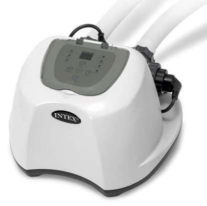 Intex 26668 Generatore Salino di Cloro Krystal Clear - Produzione Cloro 5 g/h per Piscine fino a 26.500 Litri, Compatibile con Pompa Filtro 2650-12112 L/h, Plastica Bianco