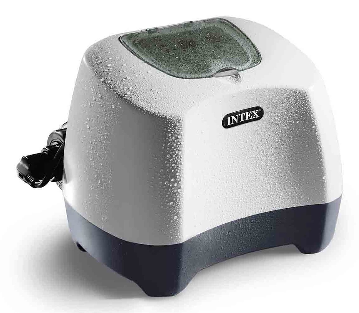 Intex 26666 Generatore Salino di Cloro Krystal Clear - Produzione Cloro 11 g/h per Piscine fino a 56800 L, Compatibile con Pompa Filtro 6056-15140 L/h, Plastica Bianco