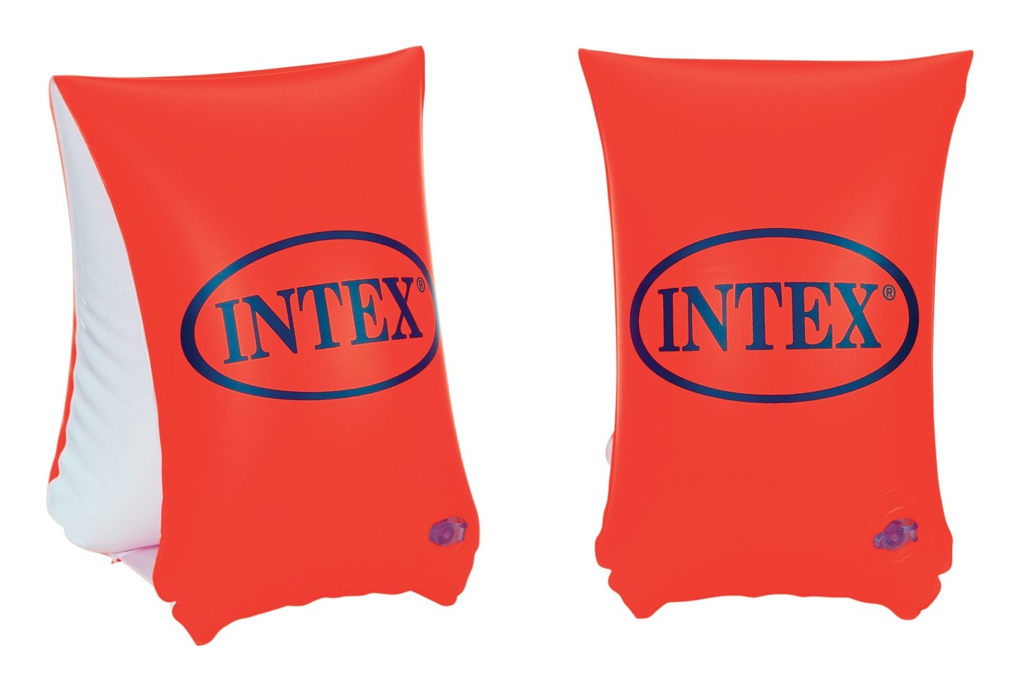 Intex Braccioli Deluxe 58641 Arancione 30x15 cm per Bambini 6-12 Anni con 2 Camere d'Aria
