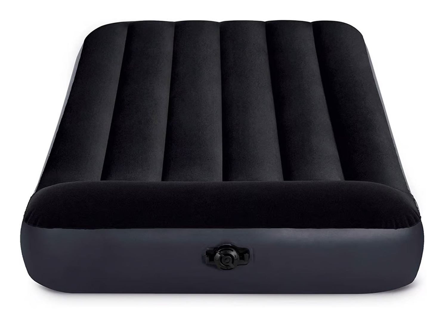 Intex Materasso Gonfiabile Dura-Beam Pillow Rest Singolo Blu Scuro 99x191x25 cm con Tecnologia Fiber-Tech e Cuscino Ergonomico