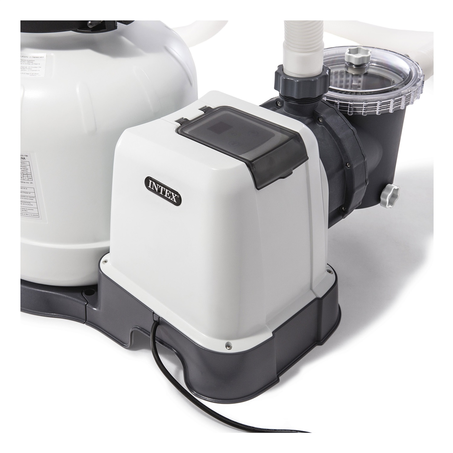 Intex 26648 Pompa Filtro a Sabbia Krystal Clear 10.500 L/h per Piscine Fuori Terra