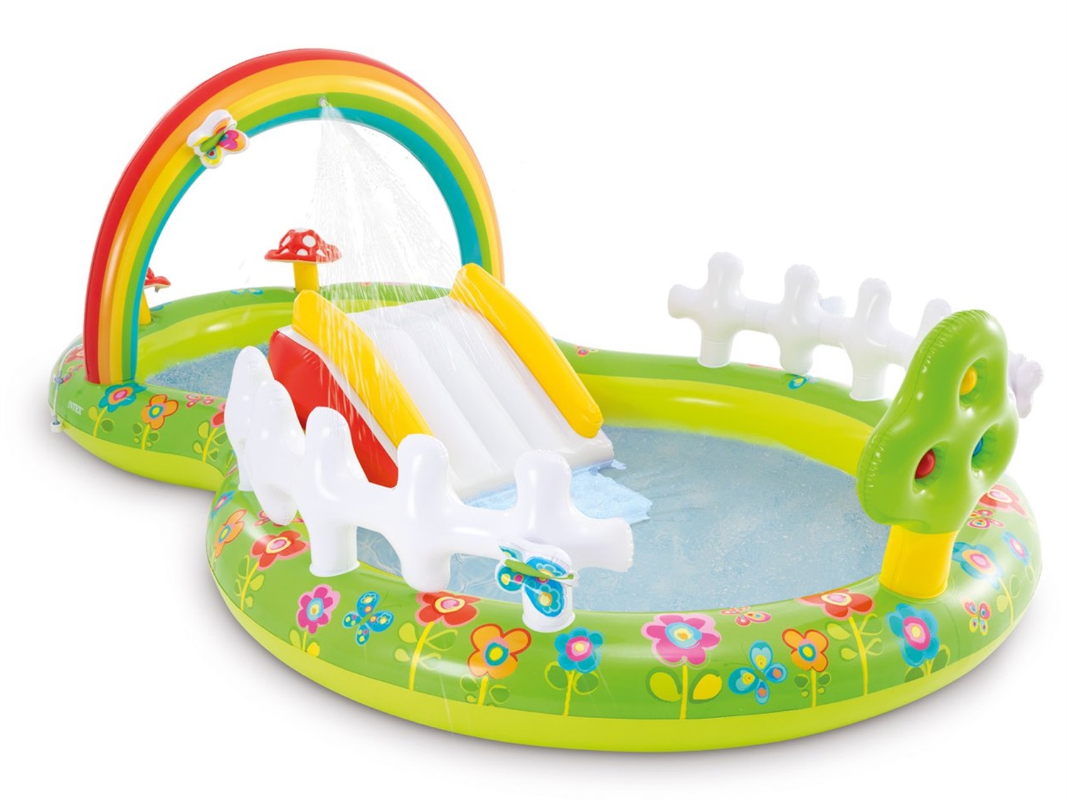 Intex 57154 Piscina Gonfiabile per Bambini - Playcenter Garden Center 290 x 180 x 104 cm, Capacità 450 litri