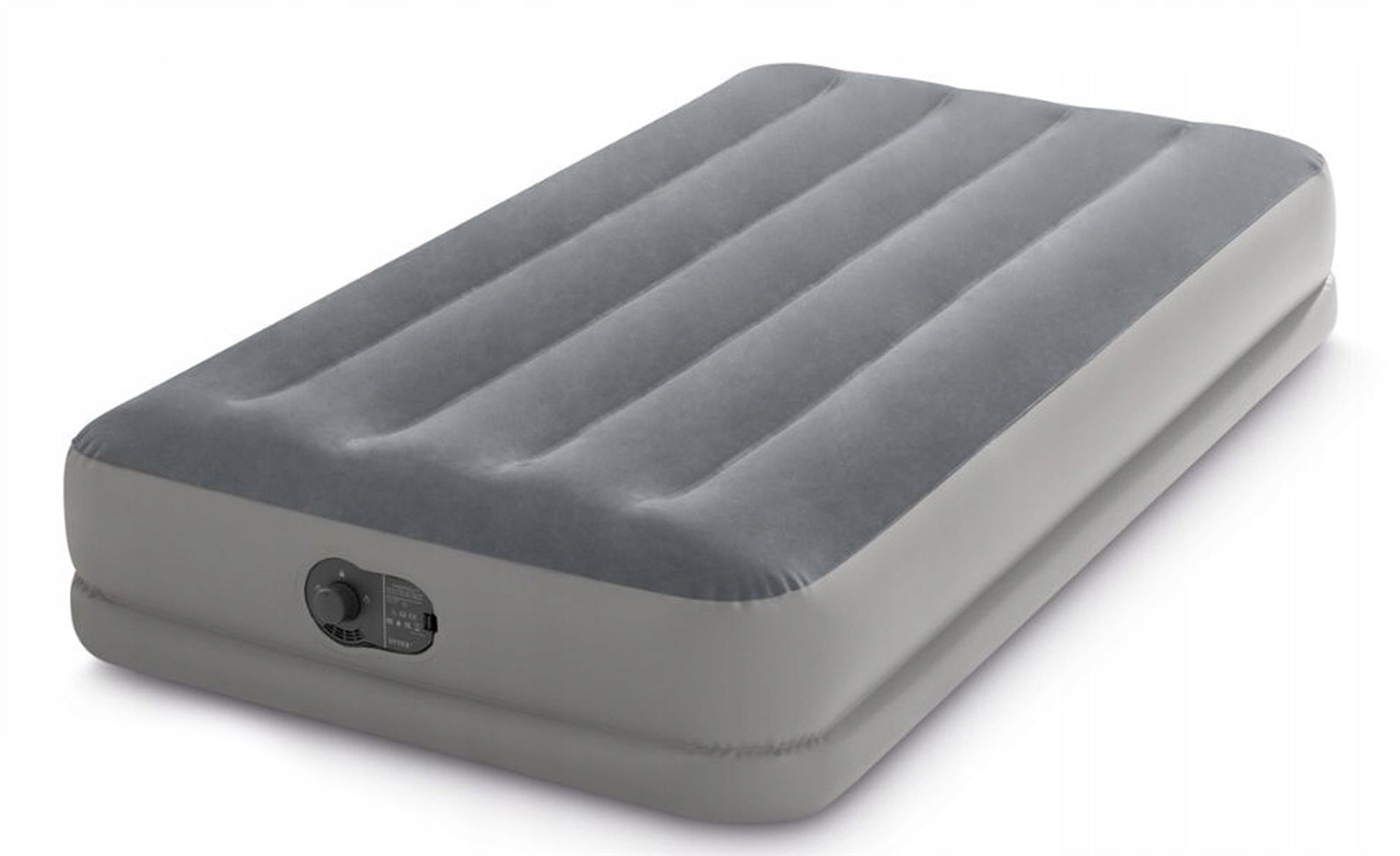 Intex 64112 Materasso Gonfiabile Singolo Dura-Beam Prestige Mid-Rise con Pompa Fastfill USB - 99x191x30 cm