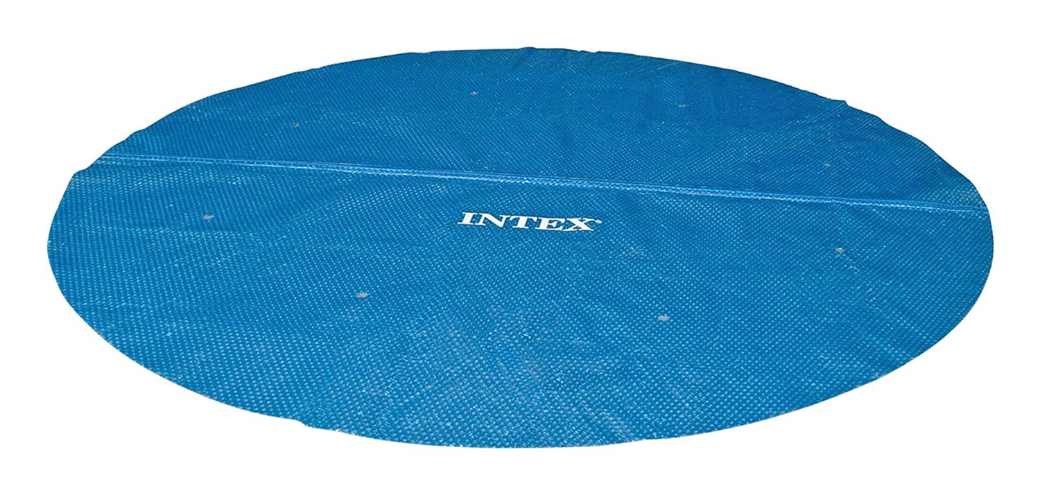 Intex 28012 Telo Termico per Piscina Rotonda 366 cm - Polietilene, Copertura Solare