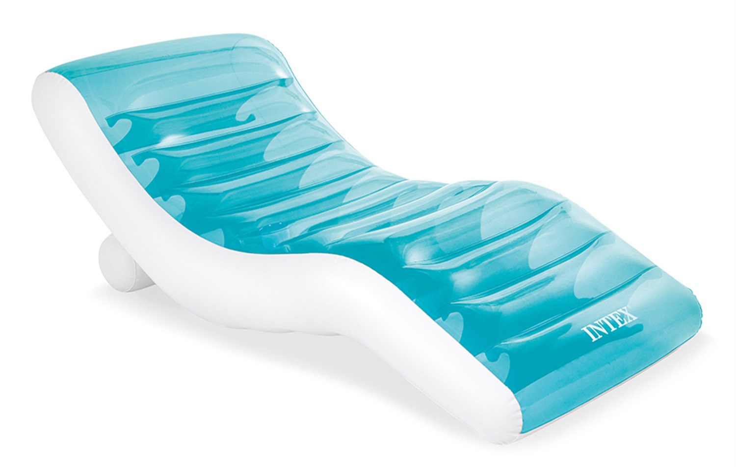 Intex Materassino Splash Lounge Gonfiabile Azzurro, 191x99 cm, Vinile, 100 kg