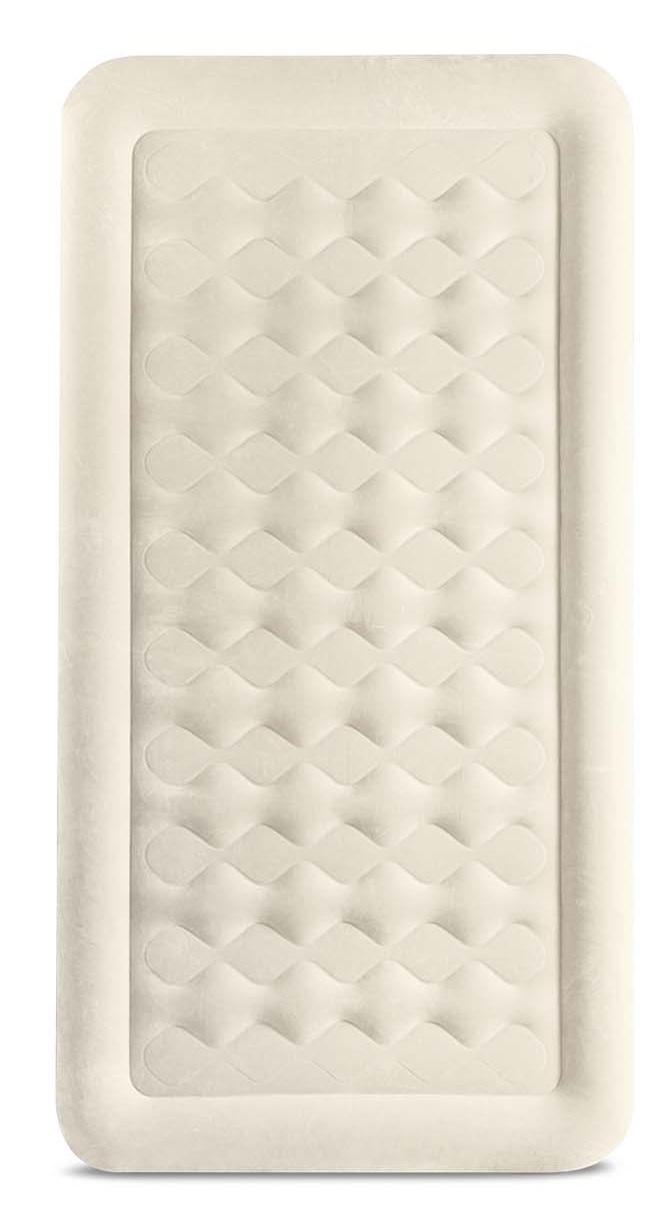 Intex 64426ND Materasso ad Aria Singolo Ultra Plush con Pompa Elettrica Incorporata, 99x191x46 cm, Tecnologia Fiber-Tech