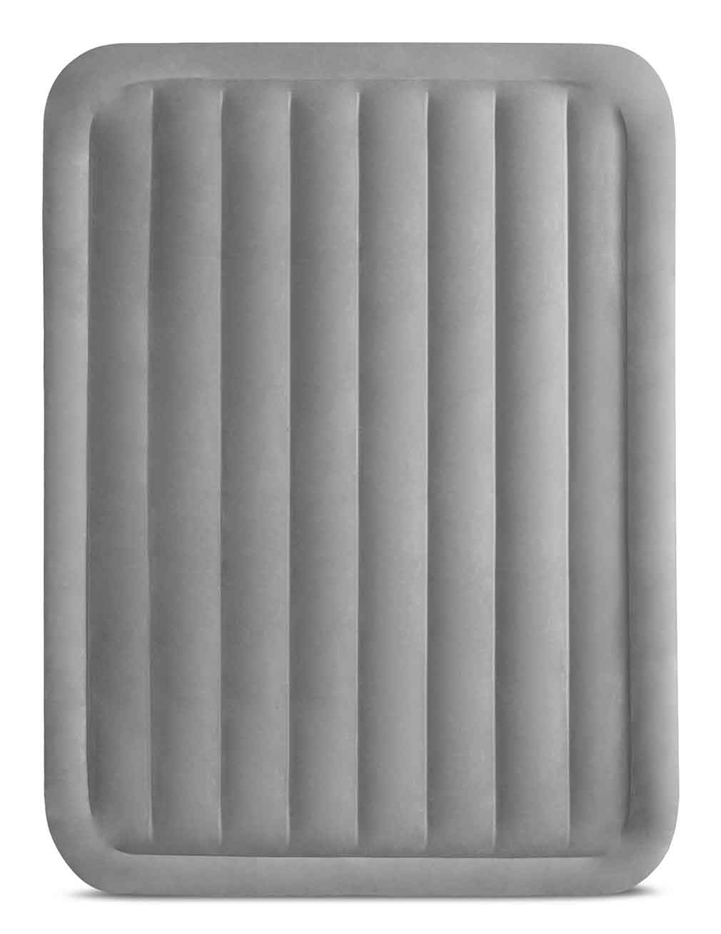 Intex Materasso Dura-Beam Essential Rest Matrimoniale con Pompa Elettrica Incorporata, 152x203x46 cm, Cuscino Integrato, Rivestimento Vellutato