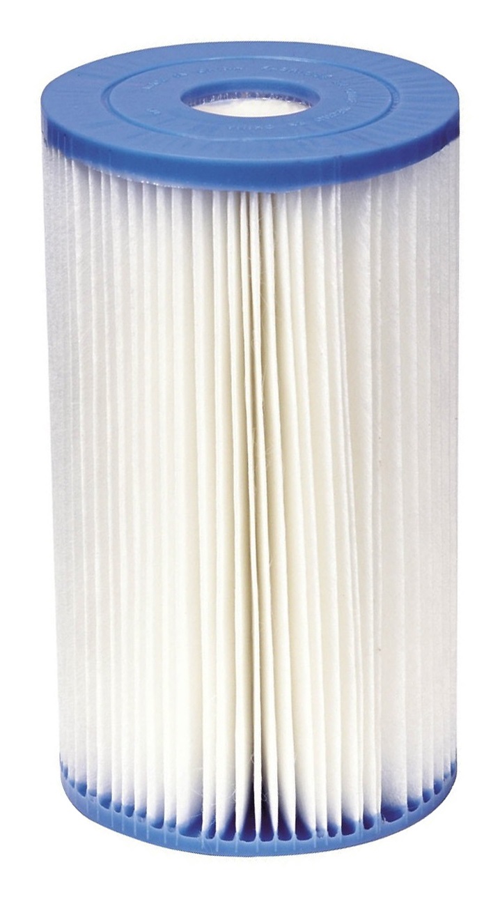 Intex Cartuccia Filtro Tipo B 29005 - Altezza 25,4 cm, Diametro Esterno 14,22 cm, Compatibile con Pompe Filtro Intex 28633 e 28634