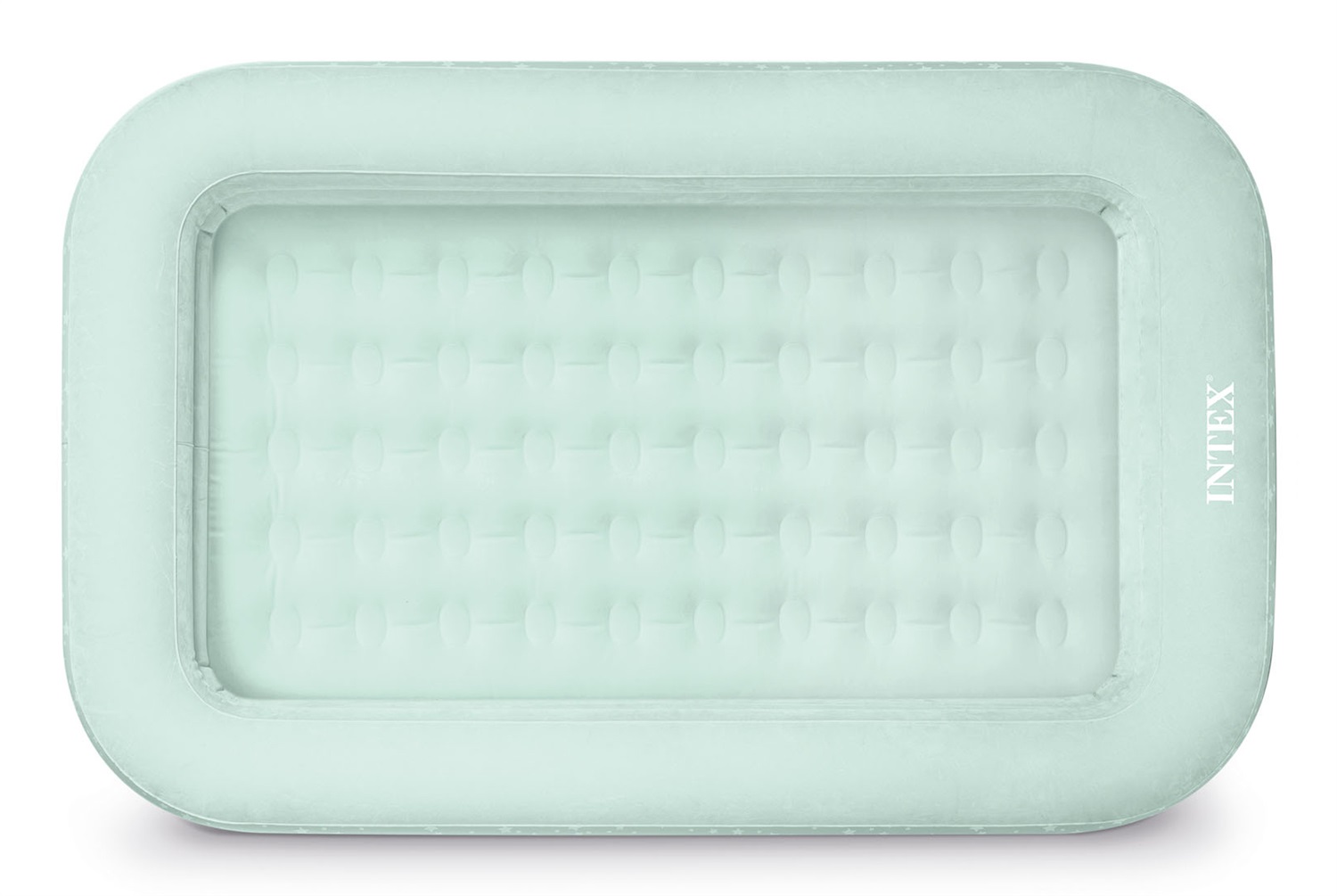 INTEX 66810NP - Materassino Gonfiabile Baby 107x168x25 cm, PVC con Pompa Manuale, per Casa e Viaggio, 3-6 anni