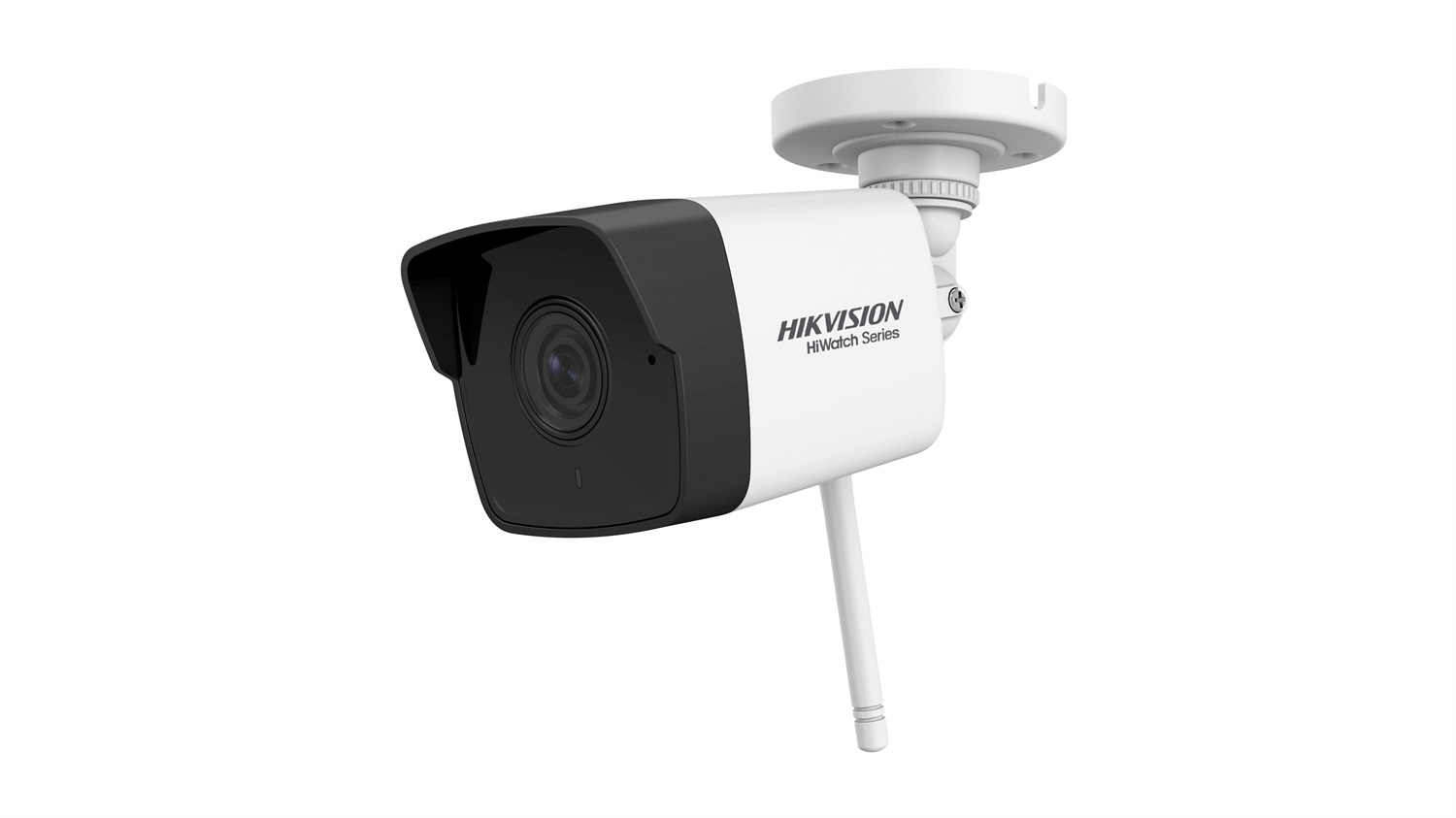 Hikvision HWI-B120H-D/W Telecamera di Sorveglianza Bullet Wi-Fi IP 1080p 2MP con Ottica Fissa 2.8mm e IR fino a 30m