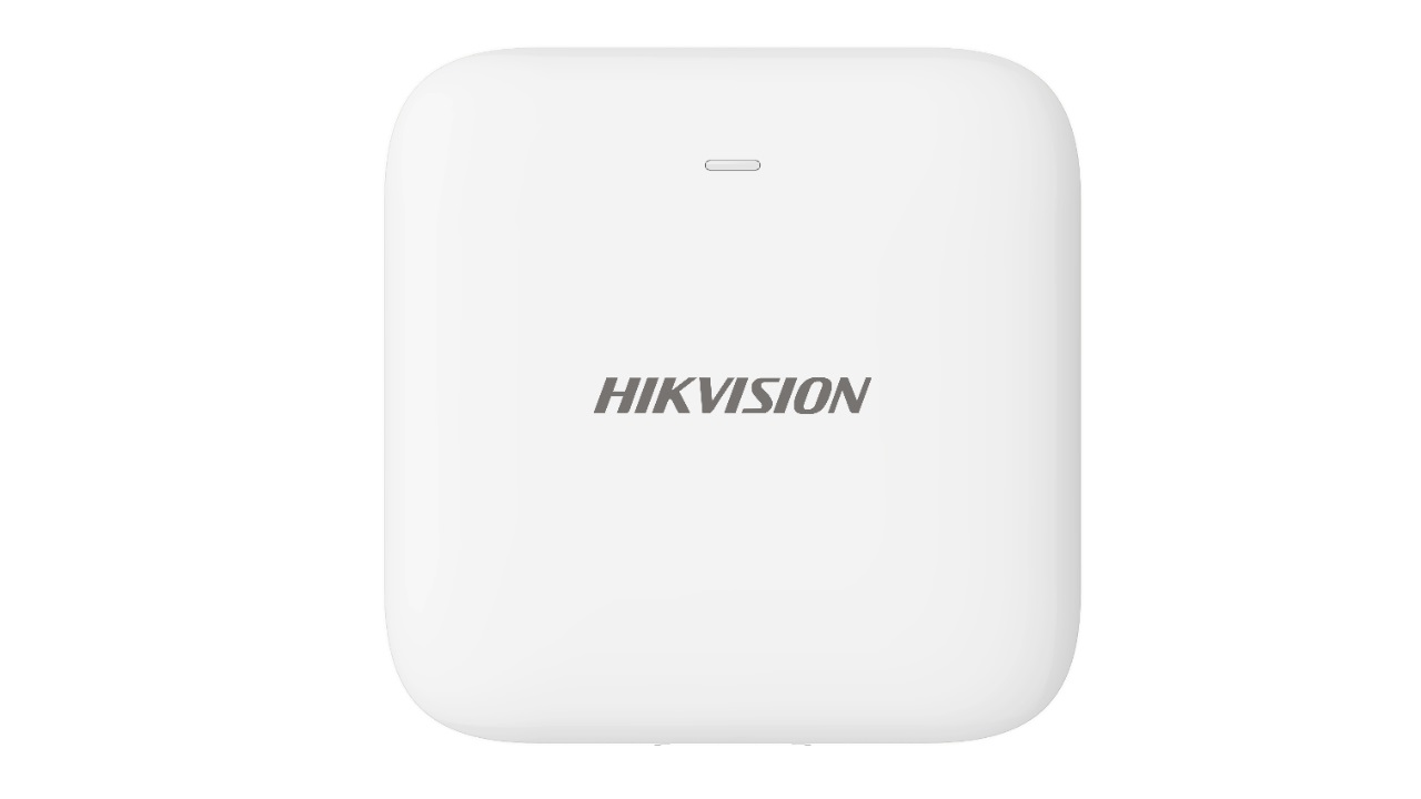 Hikvision DS-PDWL-E-WE Rilevatore di Perdite d'Acqua Wireless AX PRO - 868Mhz, Impermeabile, con Indicatore LED
